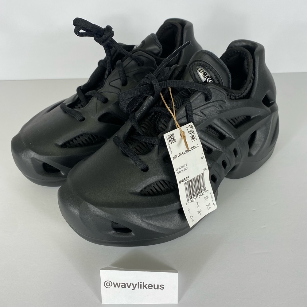 ADIDAS AdiFOM Climacool J Sneakers Core Black Silver Kids Size 3.5 [IF6586]